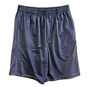 Tek Gear Mens Navy Blue Y2K Basketball‎ Athletic Shorts Sz M Pockets Sports Vtg